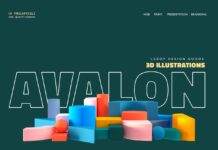 Aset Gambar Bentuk Abstract 3D