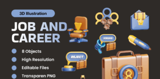Optimalkan Proyek Desain dengan Job and Career 3D Illustration